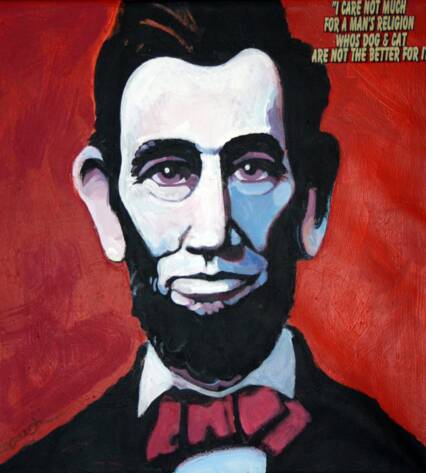 ... Alan Abe Lincoln Acrylic ... - Rauch_-_Abe_Lincoln_op_426x473