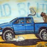 Travis's "Old Blue" Truck